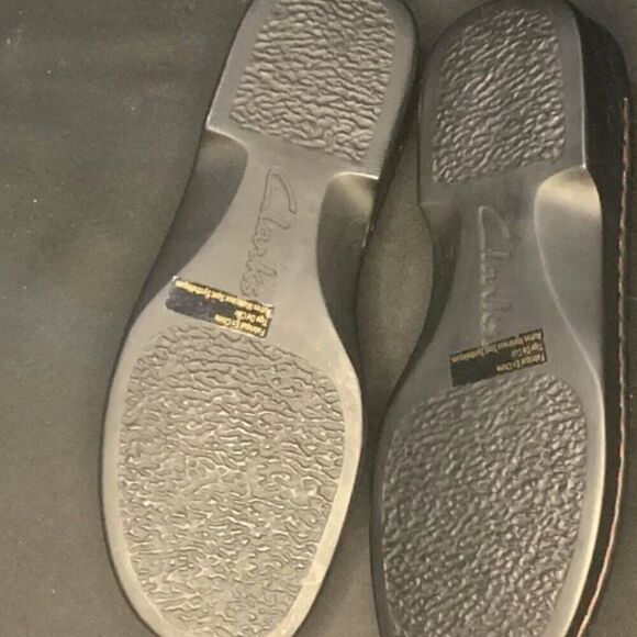 Women’s 8 M Clarks Lexi Selina Slide Sandal‎ Red Leather Woven Ultimate Comfort - Picture 3 of 4